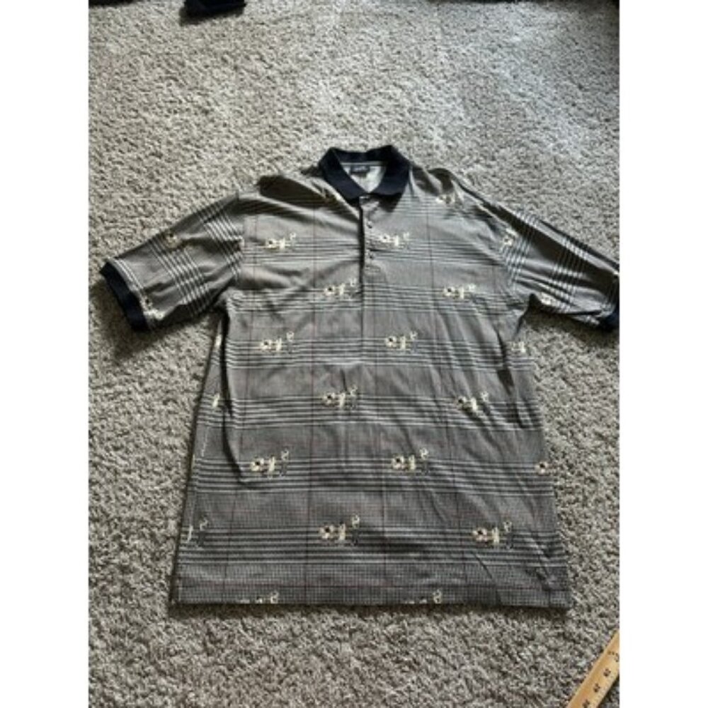 COMO SPORT COBRA Mens GOLF POLO Short Sleeve Cotton preppy Old Money Size XXL